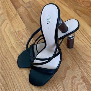 Zara sandal with heel - brand new - NWOT - size 38